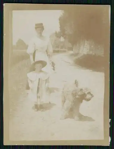 6x Foto und AK Chateau Crissier Lausanne Leben im Schloss 1909 gelaufen