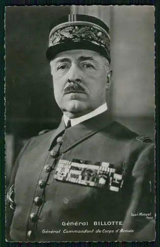 Foto AK Portrait Gaston Henri Gustave Billotte französischer Général d’armée