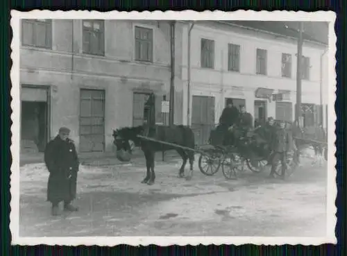 5x Foto Soldaten Wehrmacht Quartier Kaserne uvm. Polen 1940-42