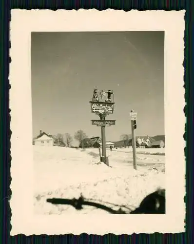 7x Foto Sol. Wehrmacht Polizei bei Märgen St. Peter im Glottertal Wegweiser 1940