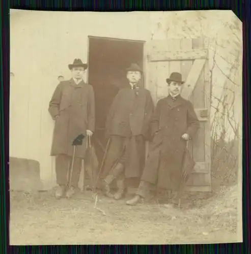 6x Foto Jäger auf Jagd mit Gewehr Ostseeförde Schlei Schleswig-Flensburg 1910-15