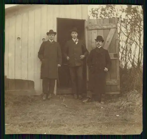 6x Foto Jäger auf Jagd mit Gewehr Ostseeförde Schlei Schleswig-Flensburg 1910-15