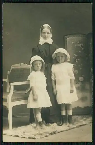 7x Foto u AK Bielefeld Bethel Ordensschwestern Nonnen Ordenskluft Kinder 1920-30