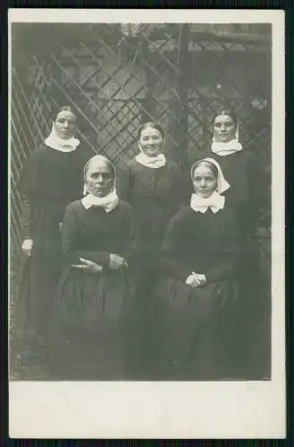 7x Foto u AK Bielefeld Bethel Ordensschwestern Nonnen Ordenskluft Kinder 1920-30