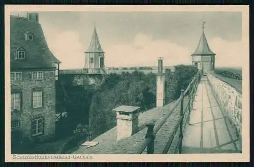 2x AK Hohenlimburg Hagen, Blick auf das Schloss und Galerie-Gang 1925