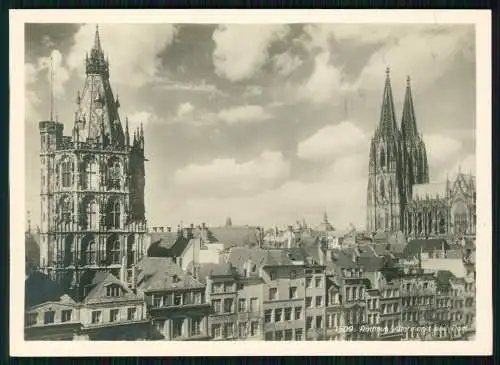 8x Foto AK Köln am Rhein 700 Jahre Kölner Dom bei Nacht und vieles mehr