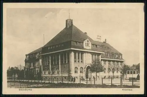 AK Siegburg an der Sieg, Kreishaus 1915 Feldpost gelaufen