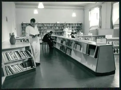 Foto 18x13cm - Kiel Wik Technische Marineschule Deckoffizierschule Bibliothek