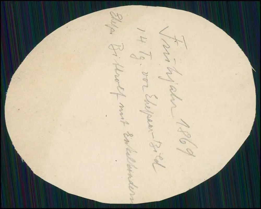 2x Original Fotografie von 1869 Atelier aus Karlsruhe Baden 1