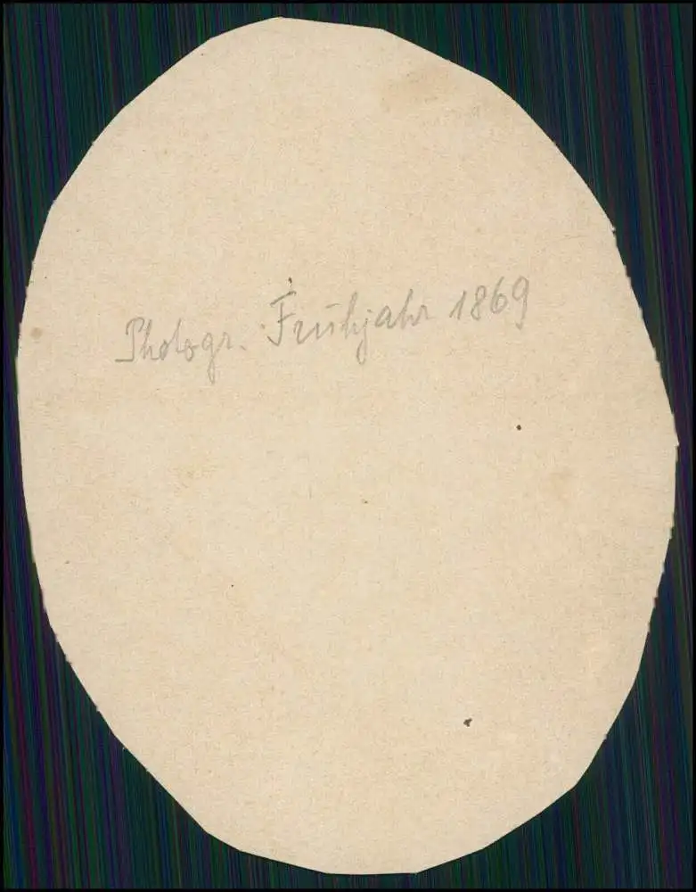 2x Original Fotografie von 1869 Atelier aus Karlsruhe Baden 3