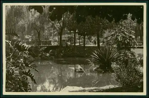 Foto AK São Paulo Brasilien -  Jardim da Praca da Republica - 1930 gelaufen