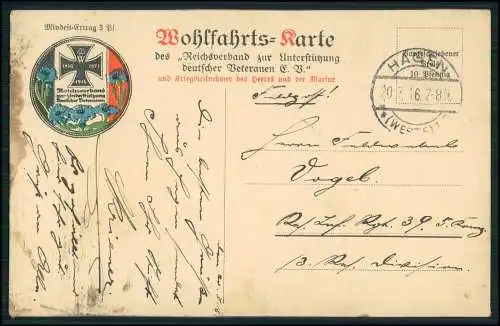 AK 1.WK König Ludwig III. Bayern Portrait Ordenspange Epauletten 1916 gelaufen