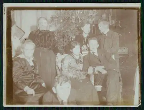 5x alte Fotos Familie in der Wohnstube Weihnachten und vieles mehr 1910-25