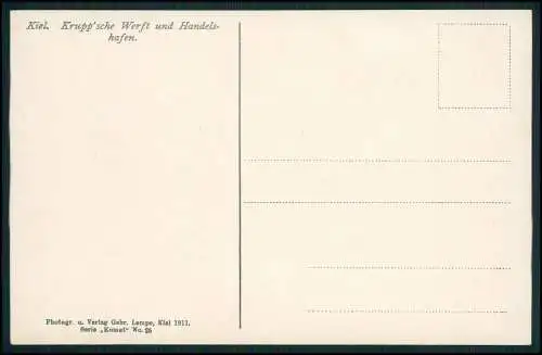 5x alte Postkarte Kiel in Schleswig Holstein diverse Ansichten 1910-15