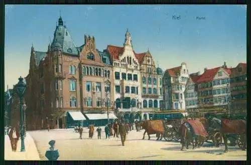 5x alte Postkarte Kiel in Schleswig Holstein diverse Ansichten 1910-15