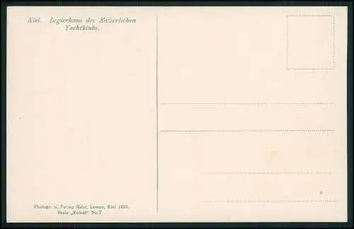 5x alte Postkarte Kiel in Schleswig Holstein diverse Ansichten 1910-15