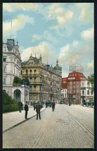 4x alte Ansichtskarte Postkarte Hansestadt Bremen, diverse Ansichten 1910-15