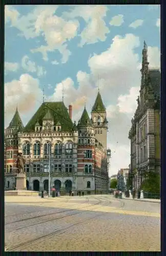 4x alte Ansichtskarte Postkarte Hansestadt Bremen, diverse Ansichten 1910-15