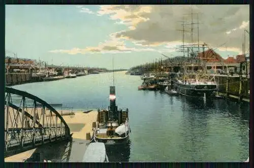 4x alte Ansichtskarte Postkarte Hansestadt Bremen, diverse Ansichten 1910-15