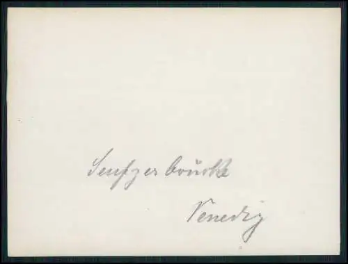 Foto 12x9cm Italien Venezia Venedig Veneto, Ponte dei Sospiri 1898-1905