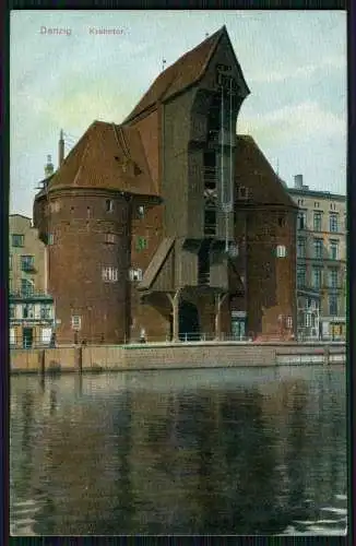 alte AK Ansichtskarte Postkarte Gdańsk Danzig, Krantor