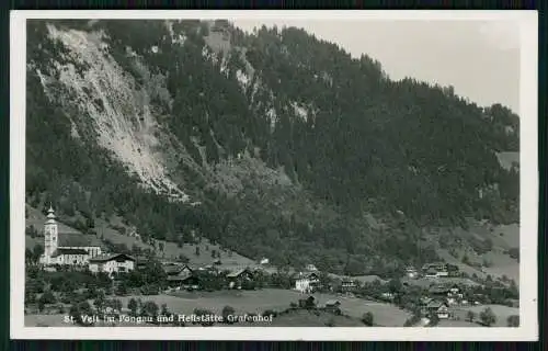 Foto AK St. Veit bei Schwarzach im Pongau Kinderheilstätte Grafenhof 1939 gel.