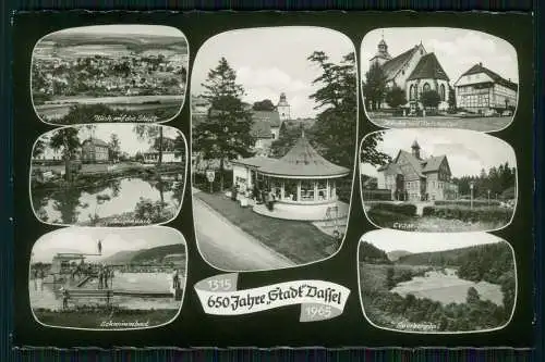 Foto AK Dassel am Solling Pavillon Sperbergtal Kirche CVJM-Heim Bürgerpark uvm.