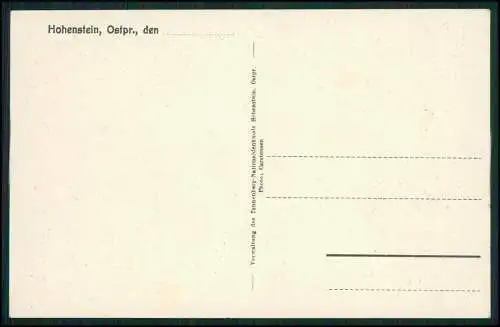 AK Olsztynek Hohenstein Ostpreußen, Reichsehrenmal Tannenberg, Fahnenturm 1939