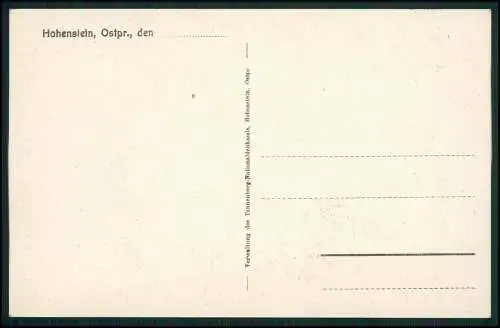 AK Olsztynek Hohenstein Ostpreußen, Reichsehrenmal Tannenberg, Löwendenkmal 1939