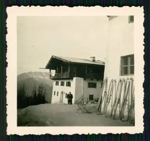 7x Foto Soldaten Wehrmacht Oberau Roßfeld Oberbayern Berggasthof Heißbäck 1942