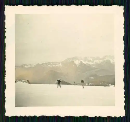 7x Foto Soldaten Wehrmacht Oberau Roßfeld Oberbayern Berggasthof Heißbäck 1942