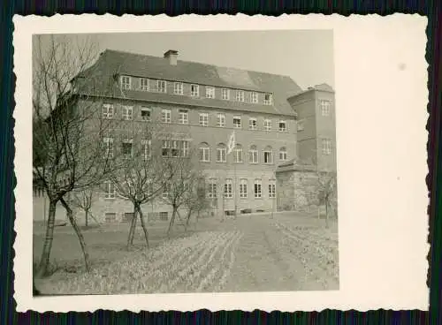 5x Foto Soldaten Wehrmacht Kaserne Lazarett oder ähnliches 1939-41