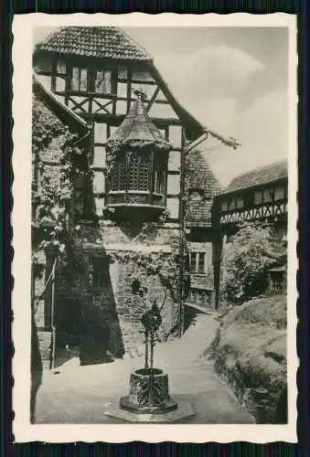 10x Foto alte Ansichten die Wartburg bei der Lutherstadt Eisenach in Thüringen