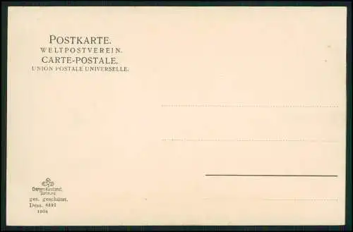 AK Dortmund im Ruhrgebiet Teich am Kaiser Wilhelm Hain Spaziergänger Cramer 1908