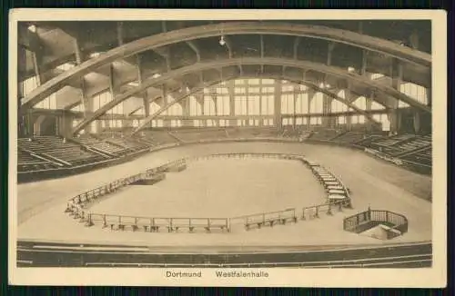 AK Dortmund im Ruhrgebiet Westfalenhalle Innenansicht 1926