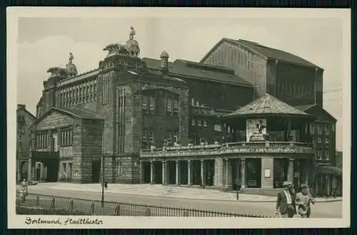 AK Dortmund im Ruhrgebiet, Stadttheater 1934 gelaufen