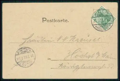AK Gold Glitzer Präge Köln am Rhein, Hohenstaufenring, Springbrunnen 1903 gel.