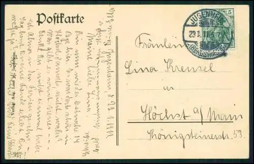 2x AK Jugenheim an der Bergstrasse Hessen Blick Balkhäusertal 1911 gelaufen