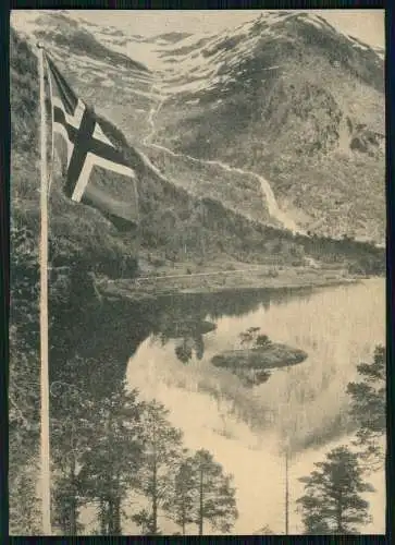 10x AK Norwegen, Norge diverse Ansichten um 1940 Beschreibung Rückseite
