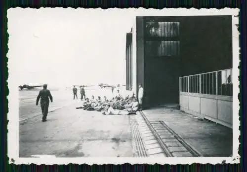 15x Foto Soldaten Wehrmacht Flughafen Feld-Flugplatz Bautrupp RAD 1941