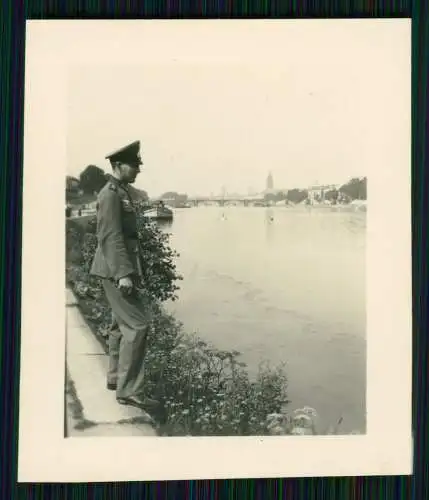 9x Foto Portrait Soldat Wehrmacht bei Kehl am Rhein 1940-41