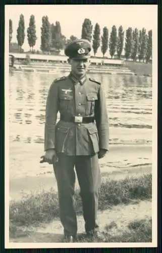 9x Foto Portrait Soldat Wehrmacht bei Kehl am Rhein 1940-41