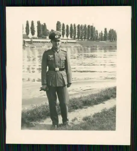 9x Foto Portrait Soldat Wehrmacht bei Kehl am Rhein 1940-41