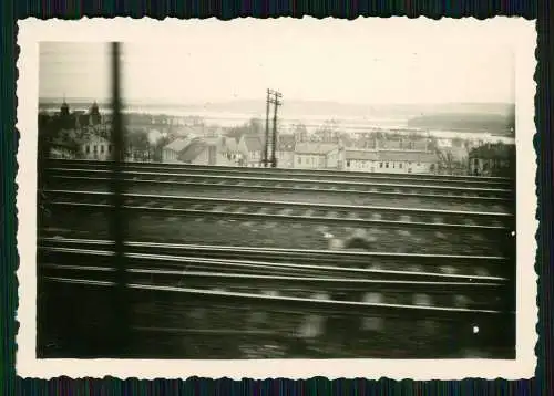 11x Foto Soldaten Wehrmacht fotografiert aus fahrenden Zug Richtung Westfront