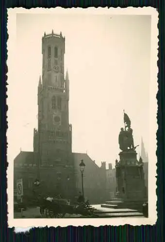 13x Foto Wehrmacht Brügge Brugge Bruges und Bruxelles Brüssel Belgien 1940-41