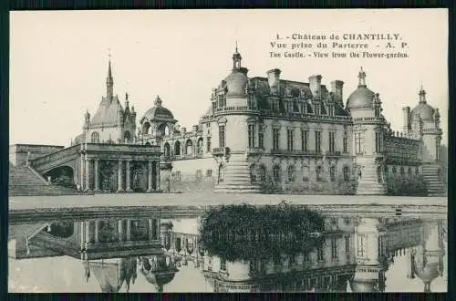 5x AK 1. WK Ansichtskarte Postkarte Chantilly-Oise Fontainebleau Seine et Marne