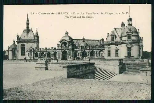5x AK 1. WK Ansichtskarte Postkarte Chantilly-Oise Fontainebleau Seine et Marne