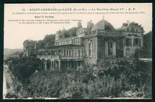 4x AK 1.WK alte Ansichtskarte Postkarte Saint Germain en Laye Yvelines Ansichten