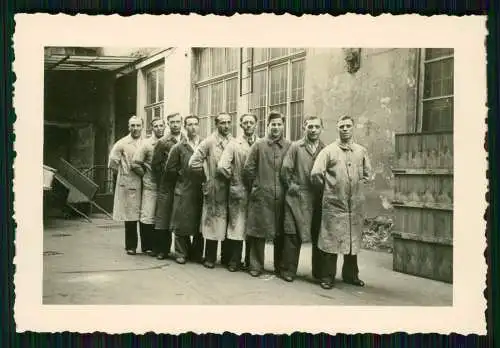 9x Foto Fabrik Arbeiter auf Betriebsgelände Siegen-Wittgenstein ? NRW 1936-39