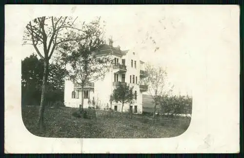 Foto AK freistehende Villa Umgebung Wetteraukreis Friedberg Frankfurt Main 1910